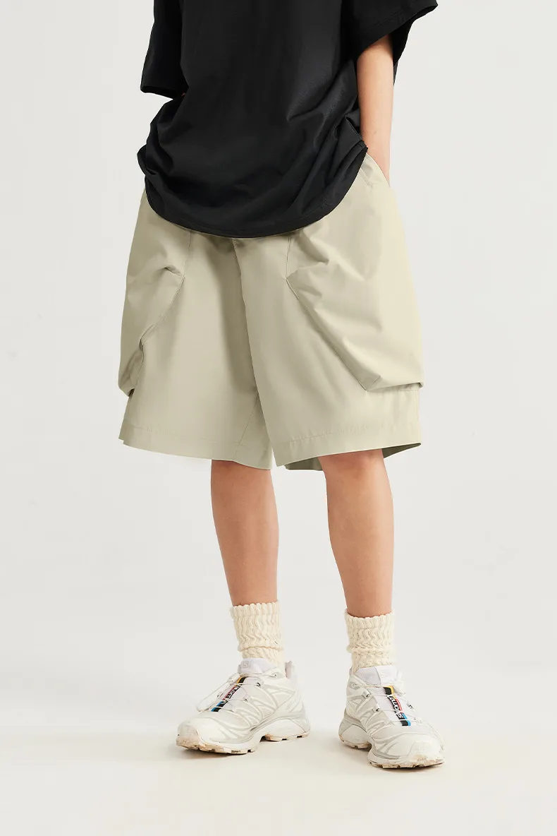 INF Men's Clothing | Three-dimensional Large Pocket Workwear Shorts  Spring And Summer New Fashion Brand Casual Loose Shorts Men display picture 2