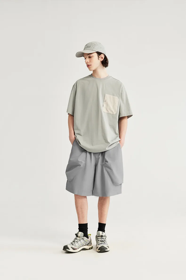INF Men's Clothing | Three-dimensional Large Pocket Workwear Shorts  Spring And Summer New Fashion Brand Casual Loose Shorts Men display picture 3