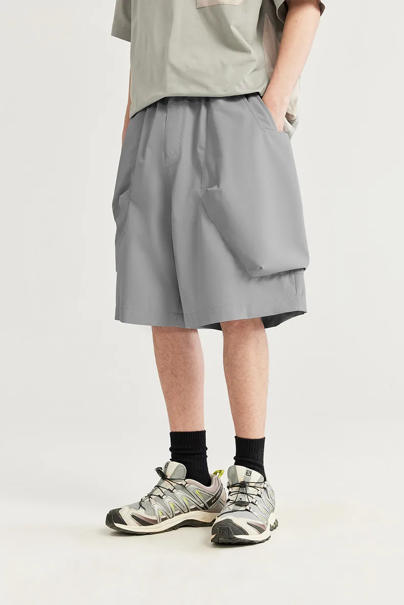 INF Men's Clothing | Three-dimensional Large Pocket Workwear Shorts  Spring And Summer New Fashion Brand Casual Loose Shorts Men display picture 5