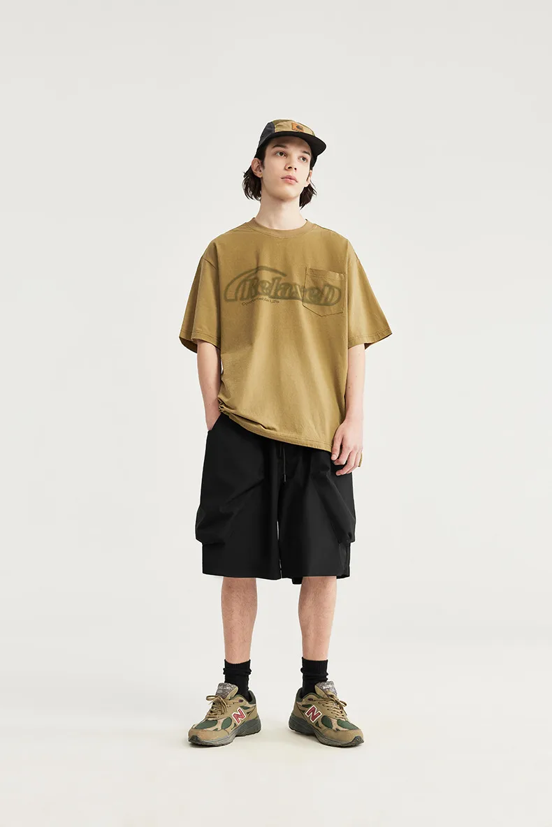 INF Men's Clothing | Three-dimensional Large Pocket Workwear Shorts  Spring And Summer New Fashion Brand Casual Loose Shorts Men display picture 7