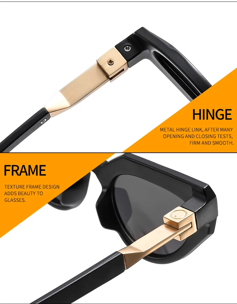 New Y2g Future Technology Style Fashion Cat Eye Sunglasses T22099   Face Repair Fashion Sunglasses display picture 17