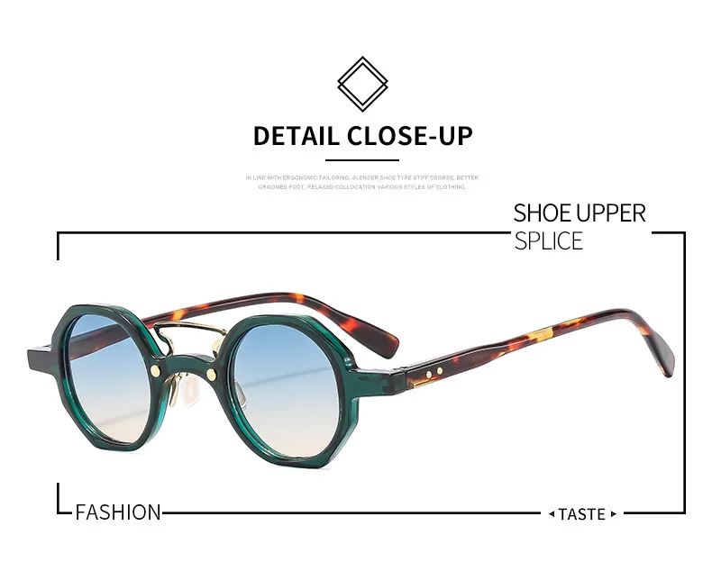 Small Frame Hip Hop Punk  Sunglasses Fashion Trend  Motorcycle Sunglasses T22097 display picture 2
