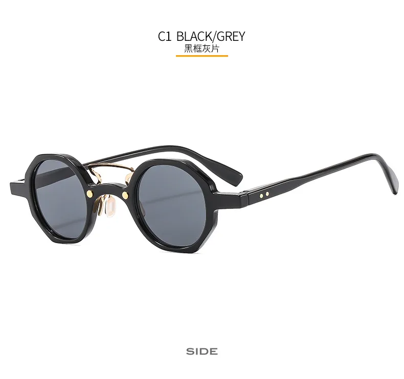 Small Frame Hip Hop Punk  Sunglasses Fashion Trend  Motorcycle Sunglasses T22097 display picture 6