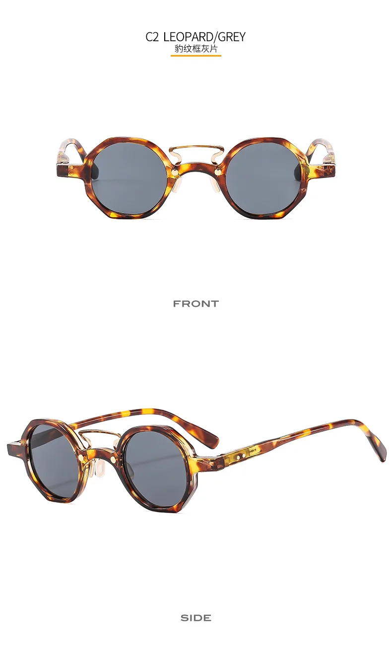 Small Frame Hip Hop Punk  Sunglasses Fashion Trend  Motorcycle Sunglasses T22097 display picture 8