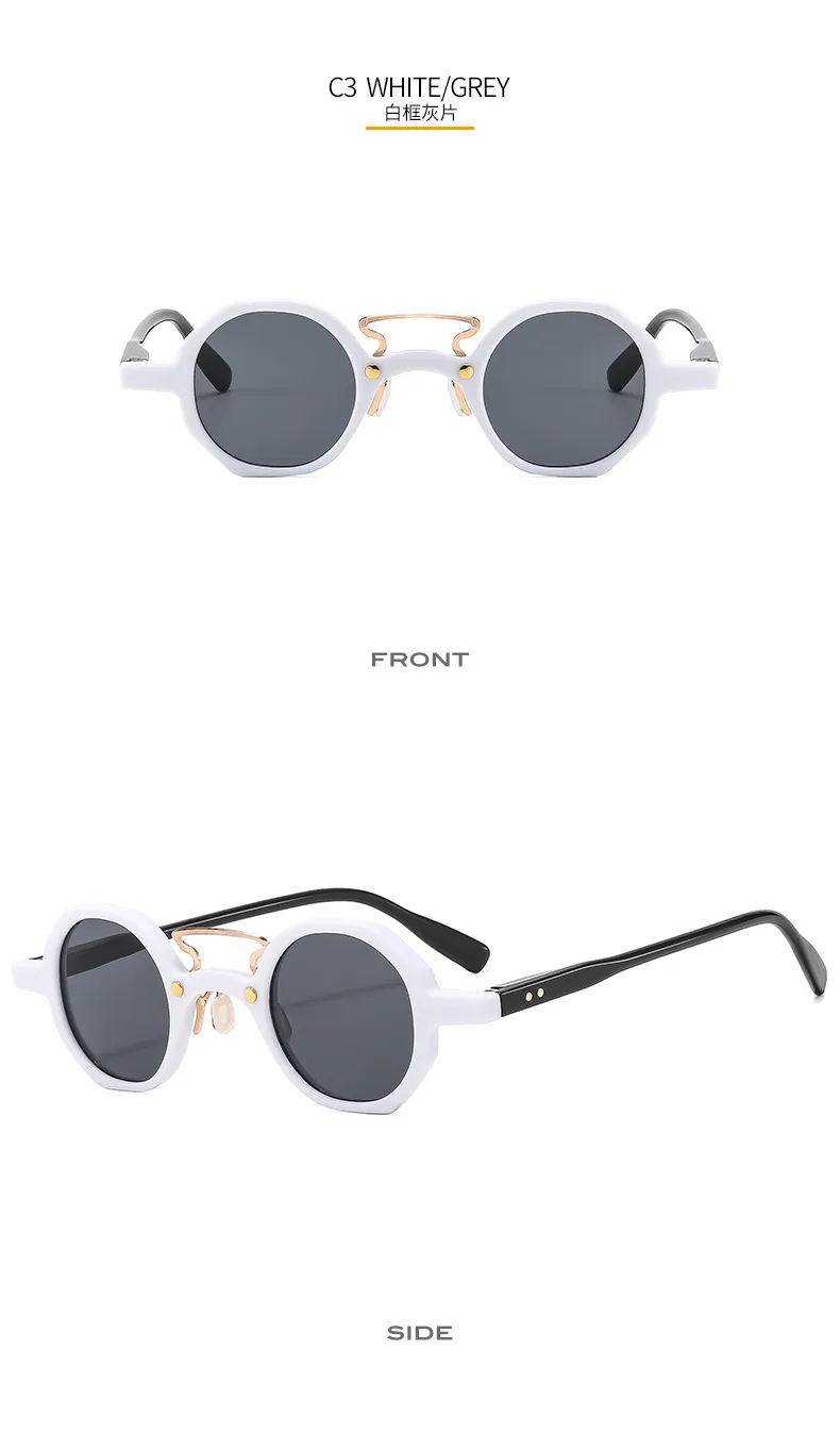 Small Frame Hip Hop Punk  Sunglasses Fashion Trend  Motorcycle Sunglasses T22097 display picture 9
