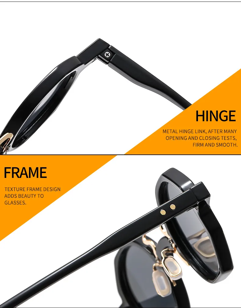 Small Frame Hip Hop Punk  Sunglasses Fashion Trend  Motorcycle Sunglasses T22097 display picture 14