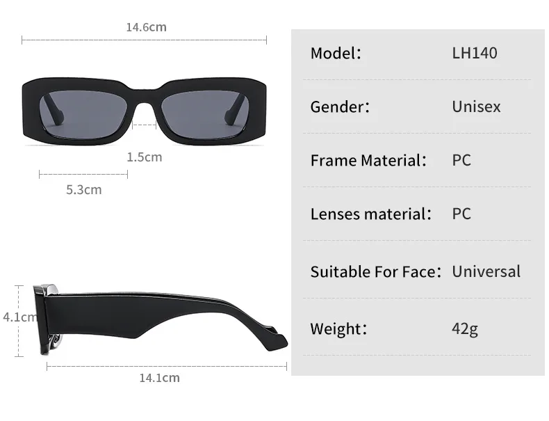 New Small Frame Square Sunglasses LH140 Camouflage Color Versatile Fashion Comfortable  Glasses display picture 4