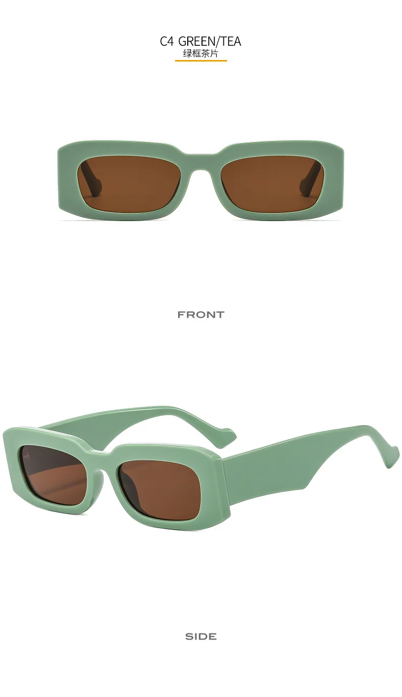 New Small Frame Square Sunglasses LH140 Camouflage Color Versatile Fashion Comfortable  Glasses display picture 11