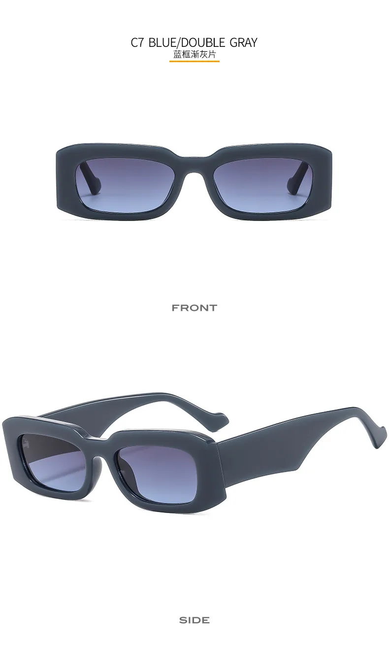 New Small Frame Square Sunglasses LH140 Camouflage Color Versatile Fashion Comfortable  Glasses display picture 14
