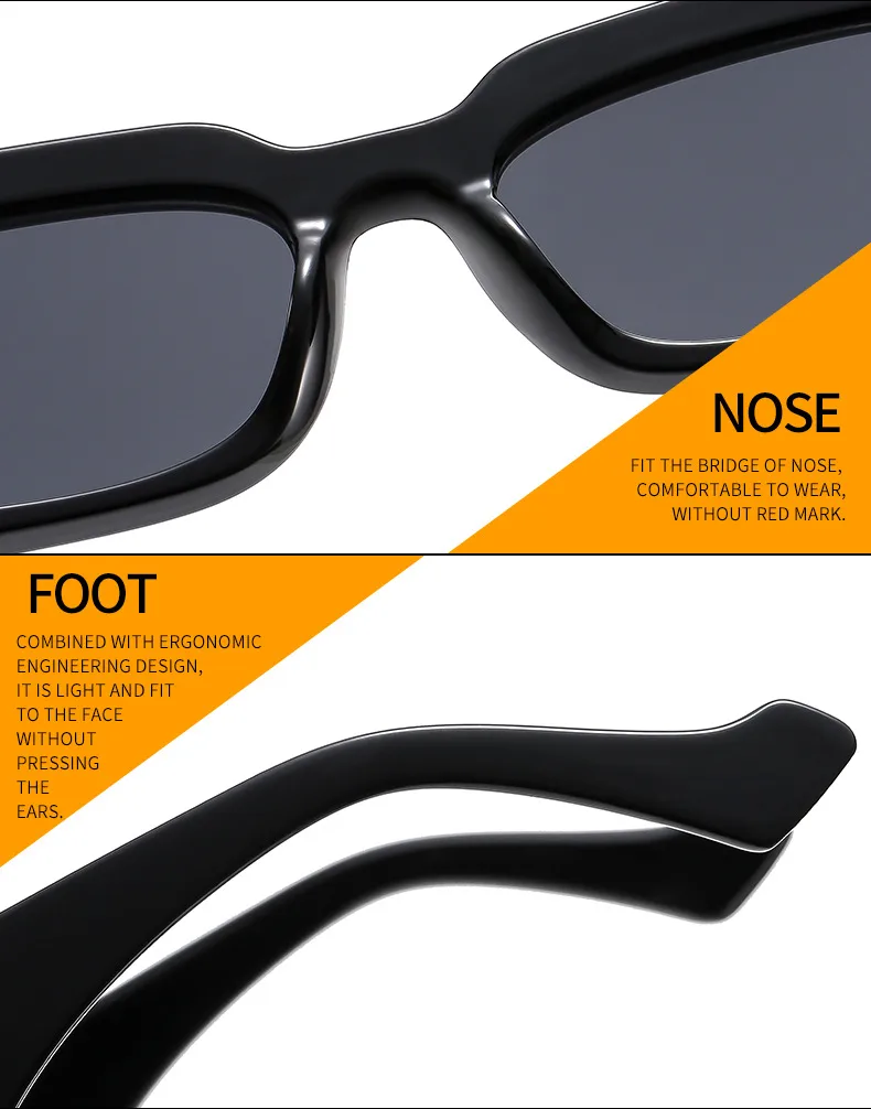 New Small Frame Square Sunglasses LH140 Camouflage Color Versatile Fashion Comfortable  Glasses display picture 17