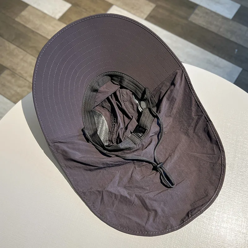 Summer Big Neaves Shawl Sun Hat Men's Outdoor Sunscreen Mountaineering Fishing Hat  Casual Waterproof Quick-drying Fisherman Hat display picture 6