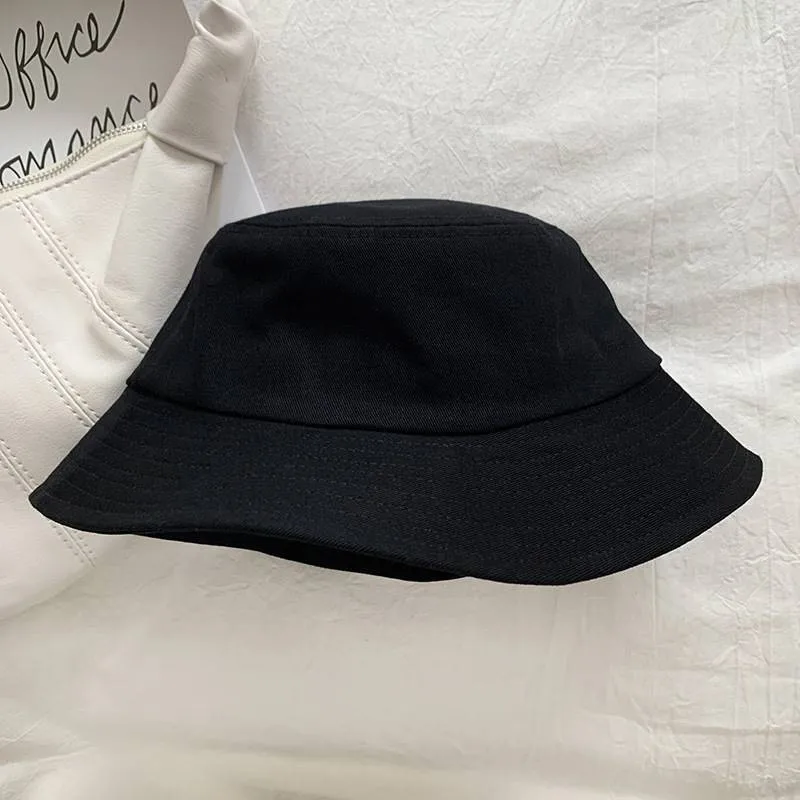 Dopamine New-style Candy-colored Fisherman Hat Solid Color Sunscreen Bucket Hat Table Lamp Hat Thin Elegant Sun Hat Basin Hat display picture 2