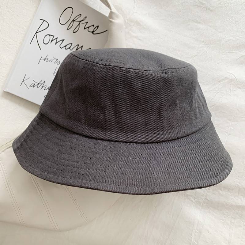 Dopamine New-style Candy-colored Fisherman Hat Solid Color Sunscreen Bucket Hat Table Lamp Hat Thin Elegant Sun Hat Basin Hat display picture 6