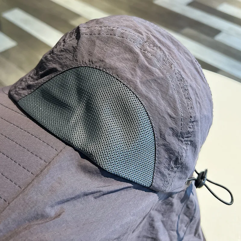 Summer Big Neaves Shawl Sun Hat Men's Outdoor Sunscreen Mountaineering Fishing Hat  Casual Waterproof Quick-drying Fisherman Hat display picture 7