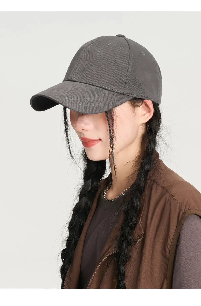 High Quality Big Head Hat Increased Deepening Spring And Summer Cap Women's New Baseball Cap Wide Brim Sunhat display picture 9