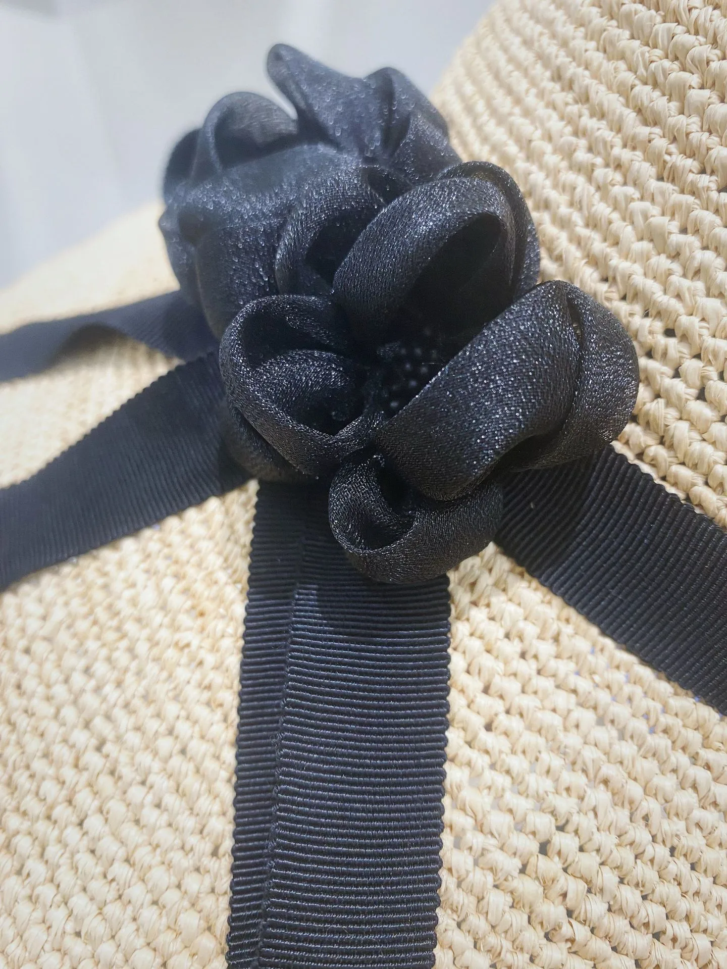 Spring Large Eaves Raffia Straw Weaver Hat Women's Summer Beach Vacation Straw Hat Sunshade Sun Hat display picture 6
