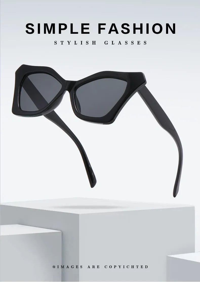 Elegant Simple Style Streetwear Solid Color PC UV400 Protection Butterfly Frame Full Frame Glasses display picture 3