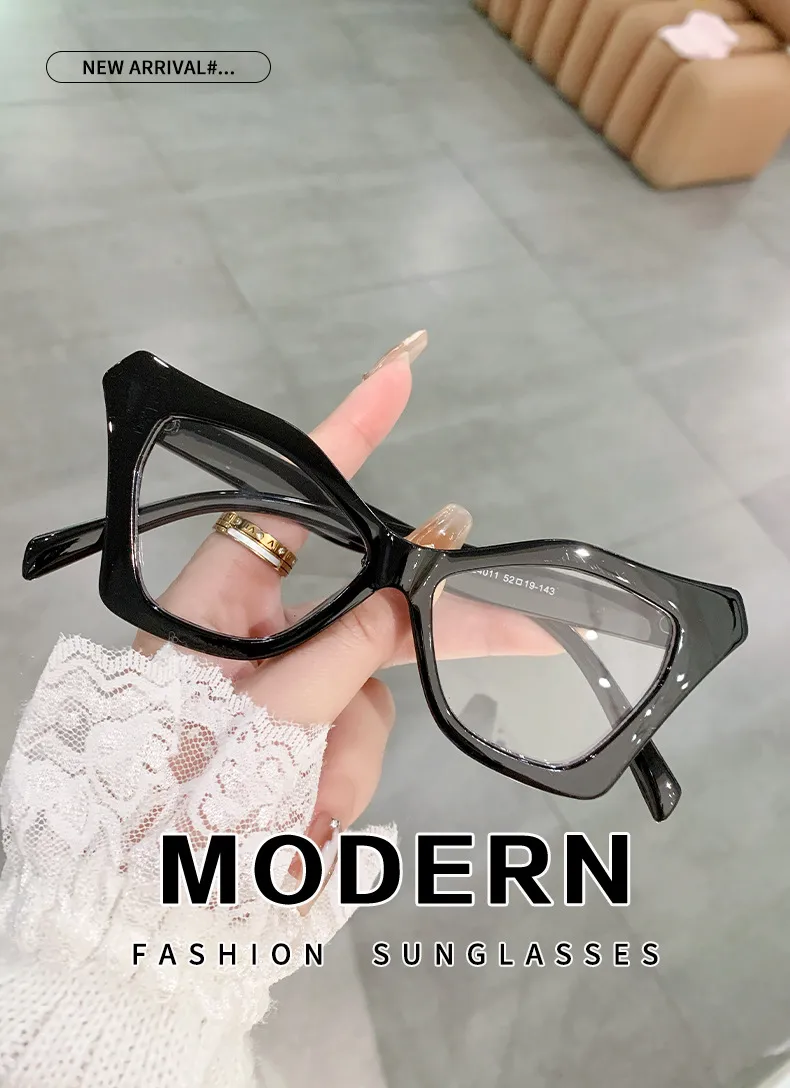 Elegant Simple Style Streetwear Solid Color PC UV400 Protection Butterfly Frame Full Frame Glasses display picture 1