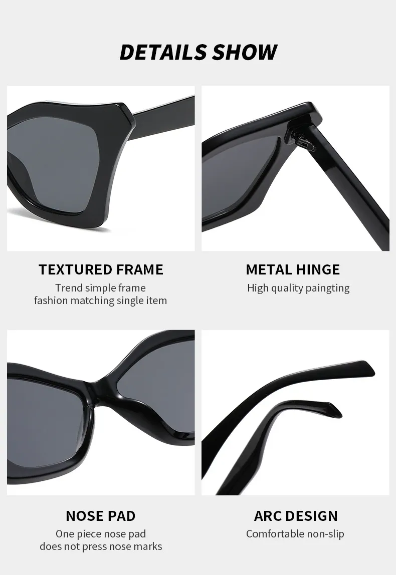 Elegant Simple Style Streetwear Solid Color PC UV400 Protection Butterfly Frame Full Frame Glasses display picture 5