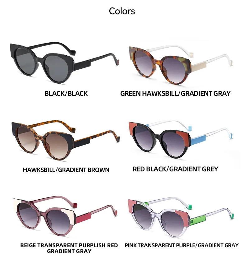 Hip-Hop Streetwear Leopard PC UV400 Protection Tinted Lenses Oval Frame Full Frame Glasses display picture 11