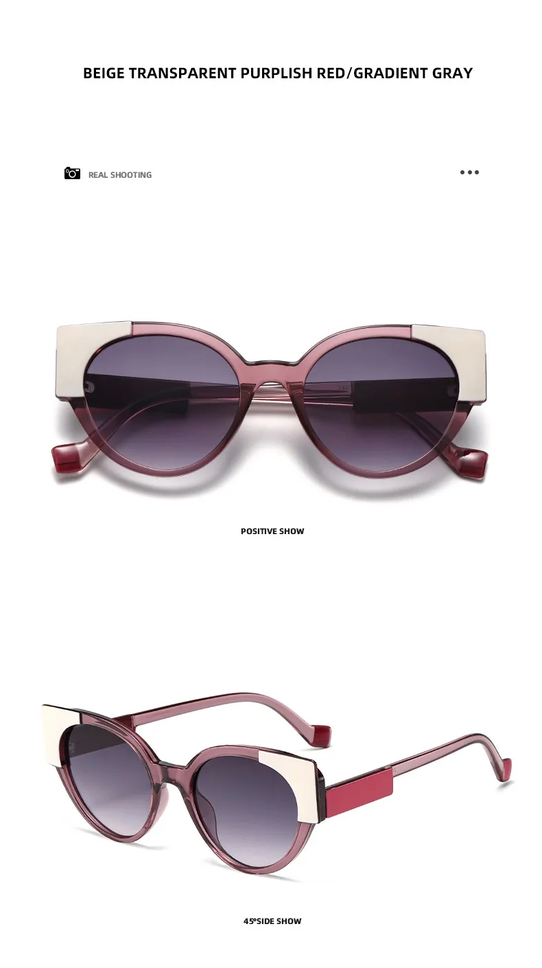 Hip-Hop Streetwear Leopard PC UV400 Protection Tinted Lenses Oval Frame Full Frame Glasses display picture 17