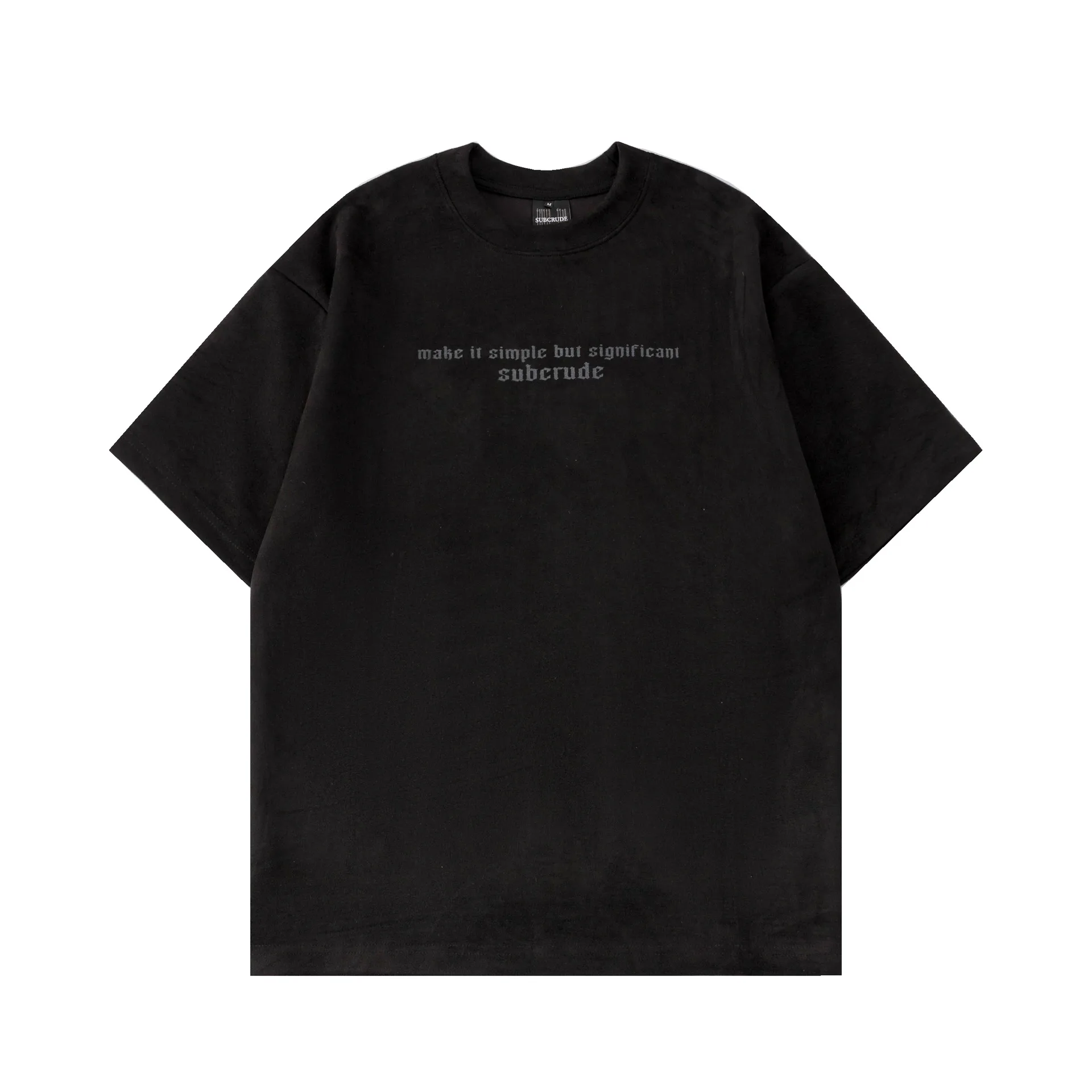 Jiayiku Men's Clothing Spring/Summer New American Street Retro Fashion Brand Deerskin Velvet Embroidered Printed Short-sleeved T-shirt display picture 7