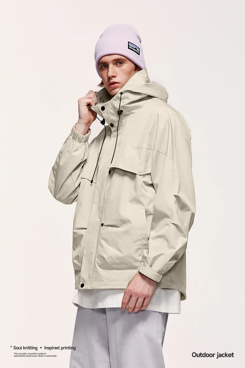 INF Men's Clothing | Outdoor Sports Windproof Turtleneck Functional Jacket  Spring New Zipper Jacket Jacket display picture 3