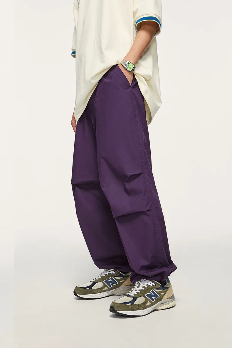 INF Men's Wear | U Family's Same Wide Leg Paratrooper Pants  Spring And Summer Fashion Brand Personality Two-Wear Loose Overalls display picture 2