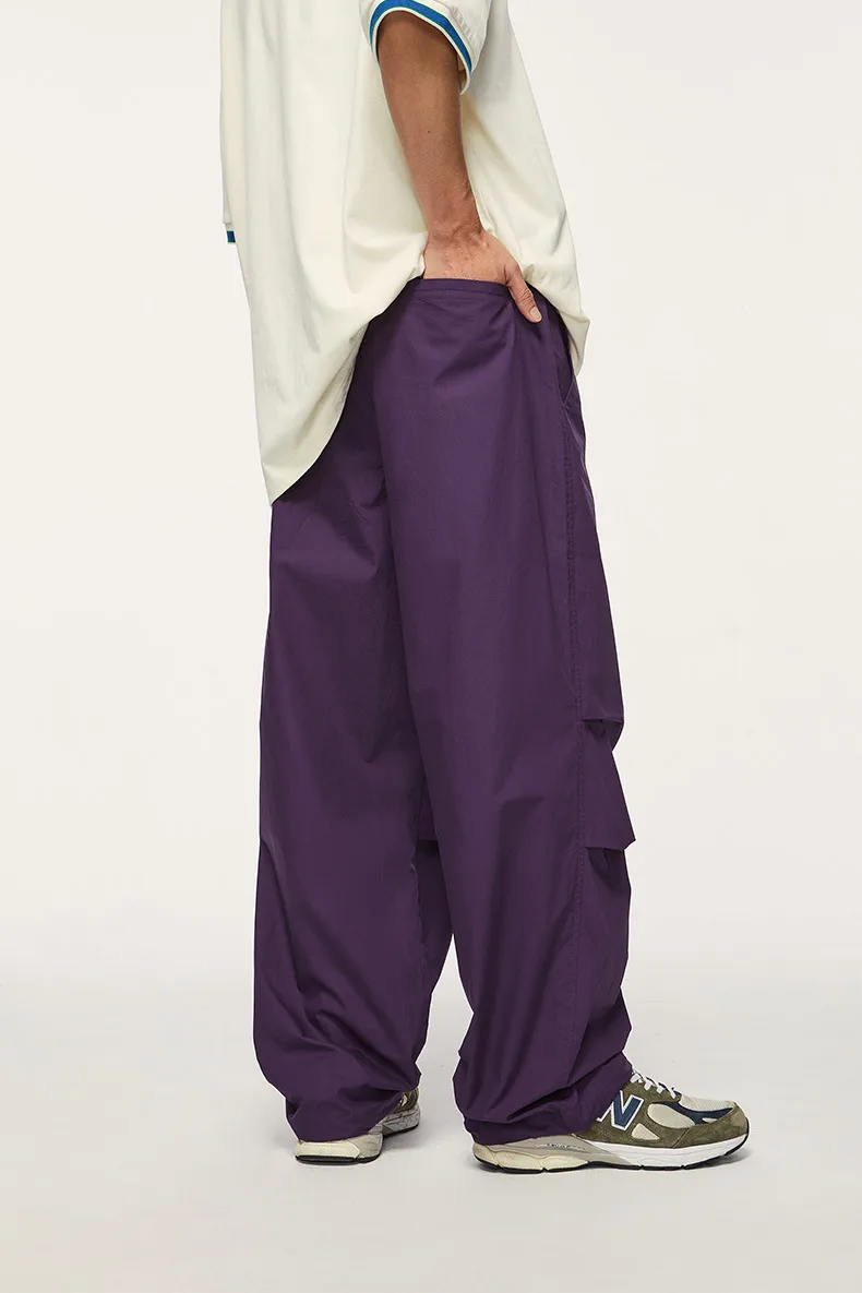INF Men's Wear | U Family's Same Wide Leg Paratrooper Pants  Spring And Summer Fashion Brand Personality Two-Wear Loose Overalls display picture 3