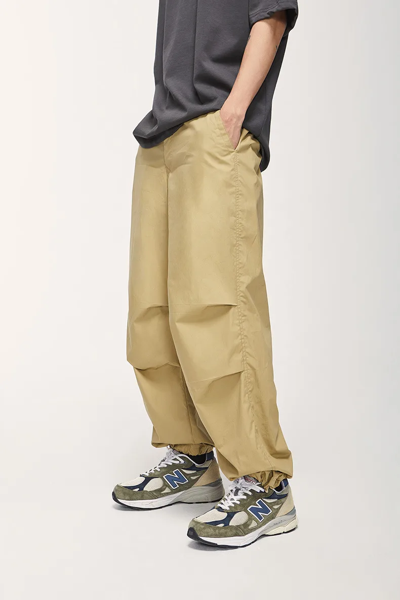 INF Men's Wear | U Family's Same Wide Leg Paratrooper Pants  Spring And Summer Fashion Brand Personality Two-Wear Loose Overalls display picture 7
