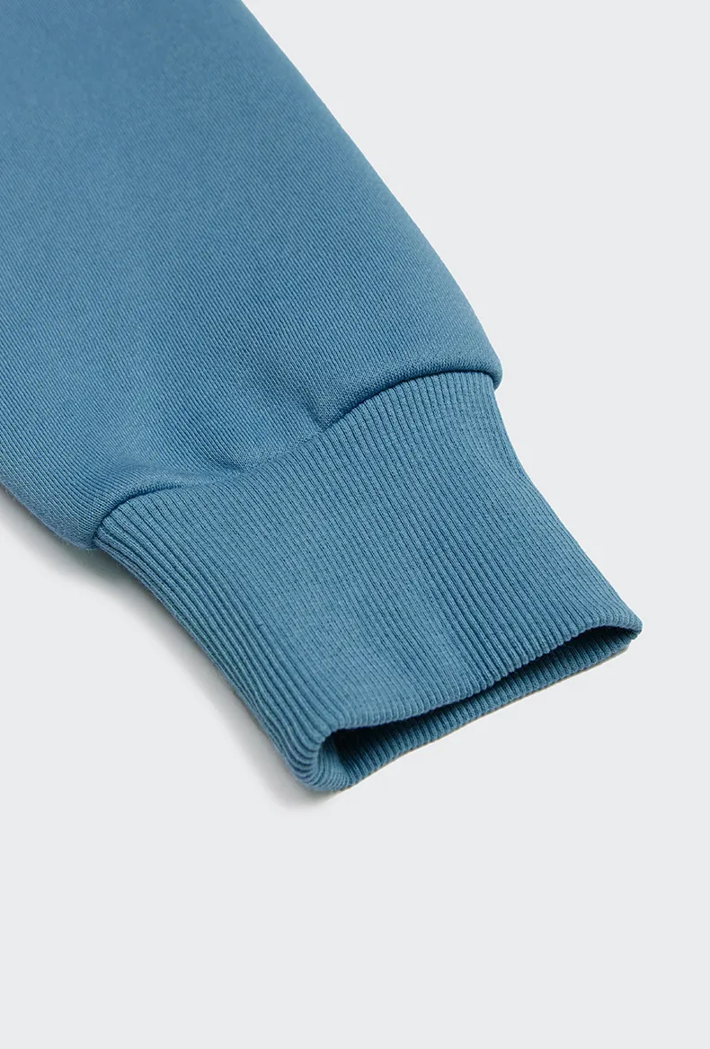 * INF Men's Wear |  Fall/Winter 350G Fleece-lined Solid Color Crewneck Wear Loose Fashion Brand Men's Pullover Jacket display picture 11