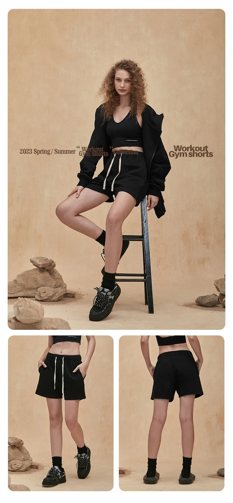 INF Men's Wear | American Home Fitness Sports Shorts  Summer New Fashion Brand Loose FOG Color Shorts Men's display picture 5