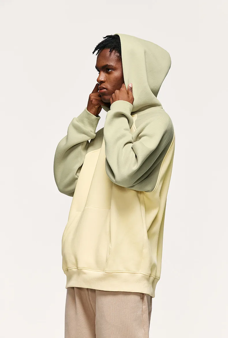 INF Men's Wear | Fleece-lined Shoulder Hat Wear  Fall/Winter Heavy Pullover Loose Casual Warm Jacket display picture 5