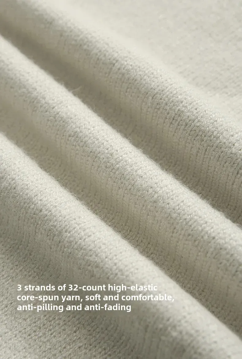 INF Men's Wear | Small And Middle School Plus 32 Core-spun Yarn Tide Brand High Street Hole Loose Thin Solid Color Sweater Men display picture 23