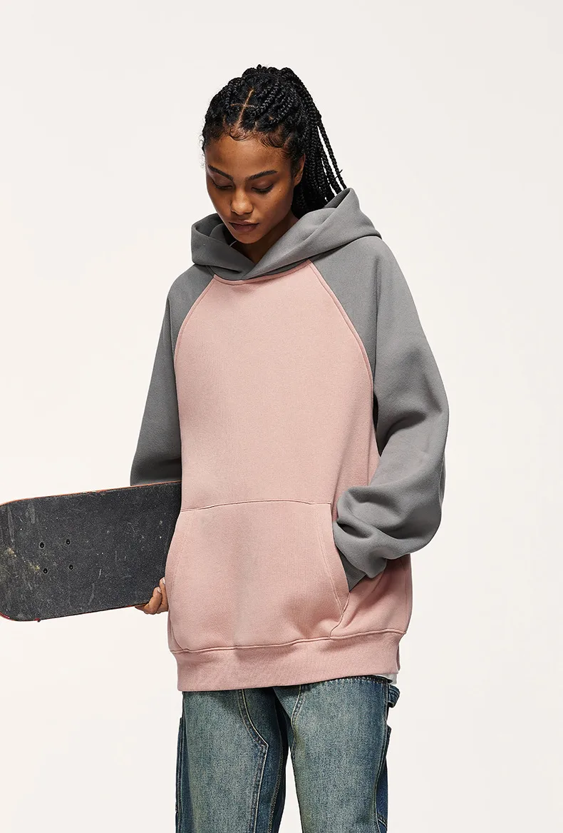 INF Men's Wear | Fleece-lined Shoulder Hat Wear  Fall/Winter Heavy Pullover Loose Casual Warm Jacket display picture 13