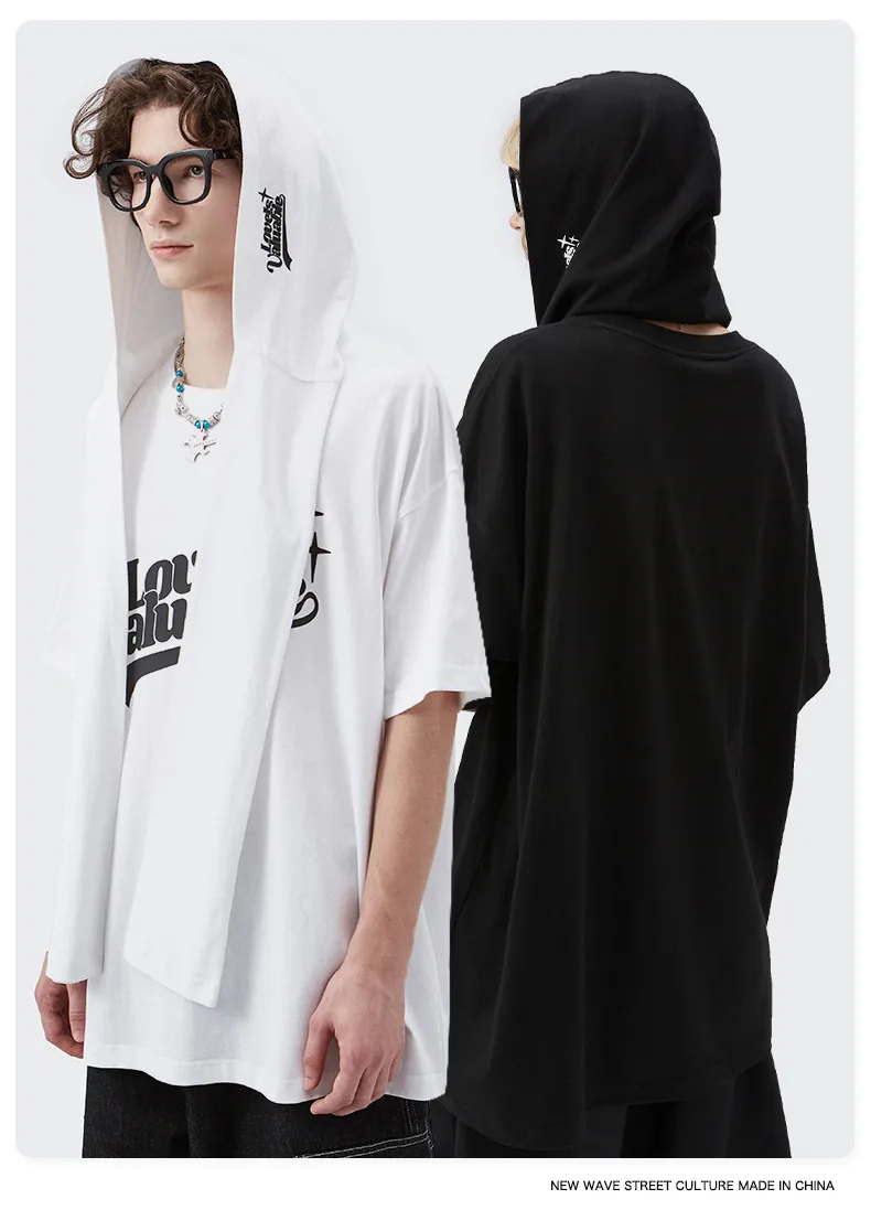 INF Men's Clothing |  Winter New Cotton And Linen Solid Color One-piece Hooded Long Scarf Hooded Shawl Cape For Men display picture 2