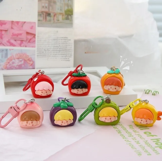 Keychain Blind Bag Cute Student Award Small Gift Doll Pendant Surprise Gift School Bag Hanging Key Chain display picture 4