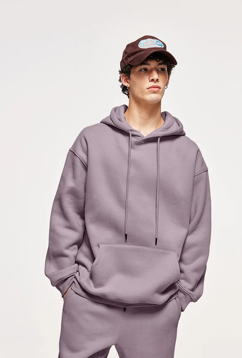 INF Men's Wear | American Casual Suit  Fall/Winter New Fleece-lined Thickened Hooded 10 Color Fleece Wear Pants display picture 42