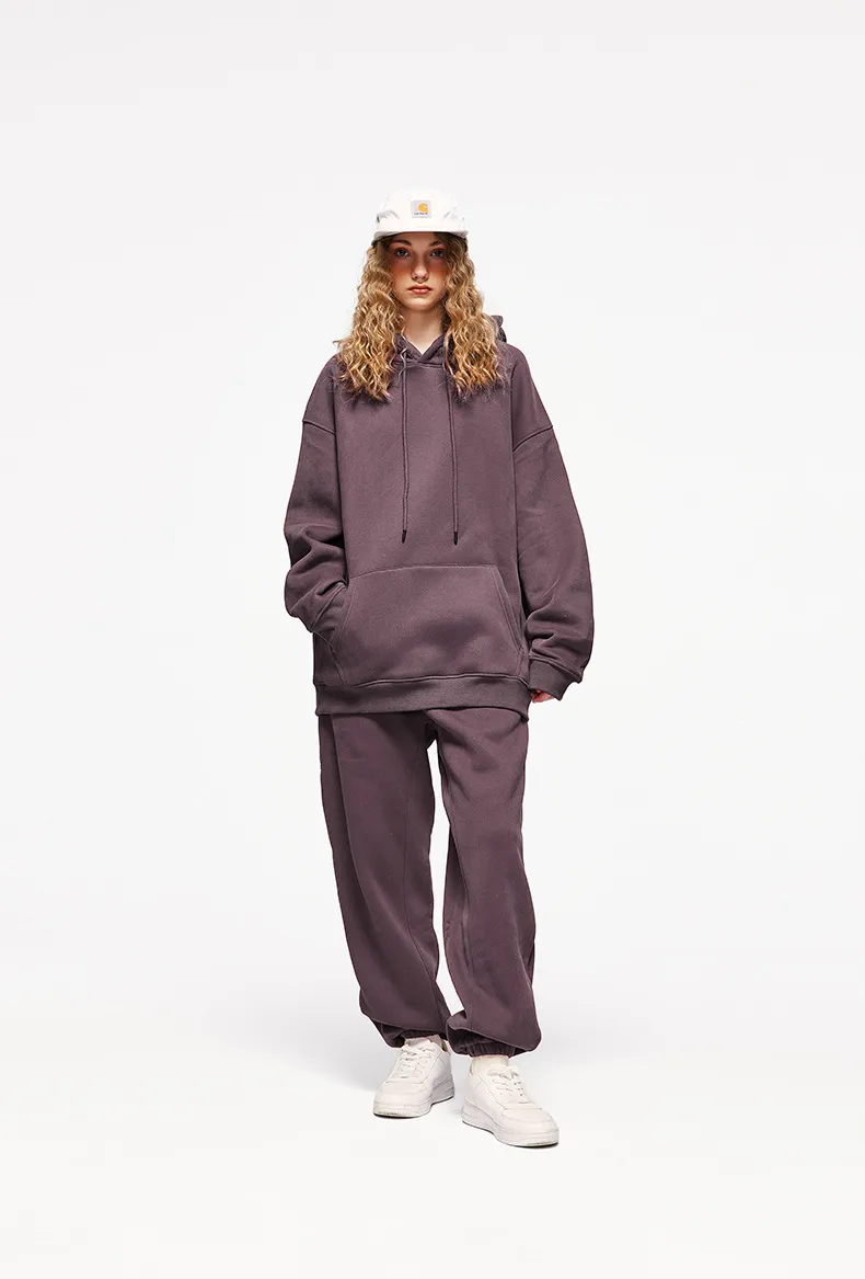 INF Men's Wear | American Casual Suit  Fall/Winter New Fleece-lined Thickened Hooded 10 Color Fleece Wear Pants display picture 53