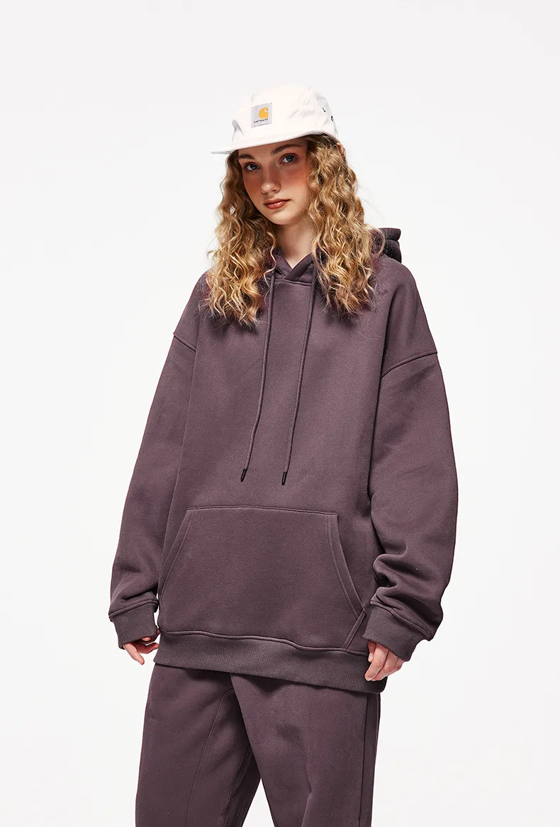 INF Men's Wear | American Casual Suit  Fall/Winter New Fleece-lined Thickened Hooded 10 Color Fleece Wear Pants display picture 55
