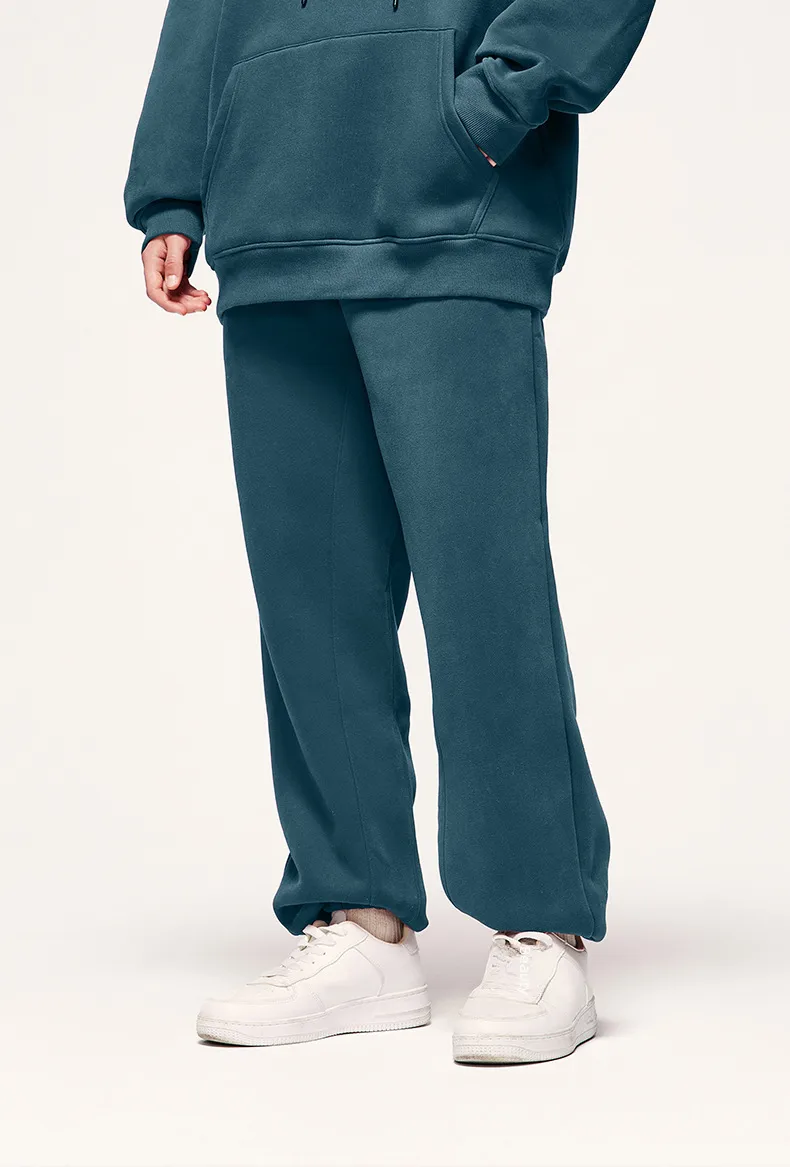INF Men's Wear | American Casual Suit  Fall/Winter New Fleece-lined Thickened Hooded 10 Color Fleece Wear Pants display picture 69