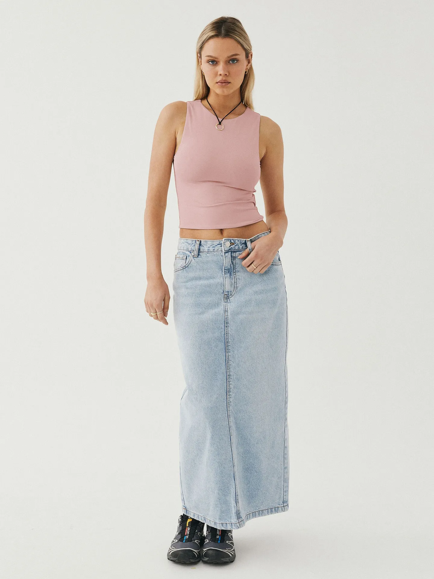 Spice Girl Fashion Spring And Summer Y2K Sleeveless Vest Slim-fit Slimming Inner Wearing Outer Wearing Sports Short Top For Women display picture 12