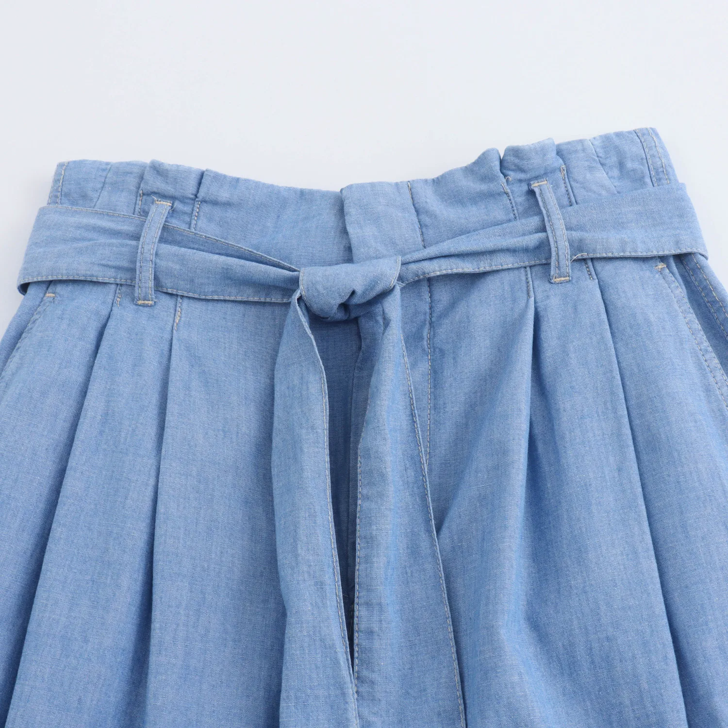 Date Women's Casual Solid Color Cotton Blend Pant Co-ord Set Shorts Sets display picture 8