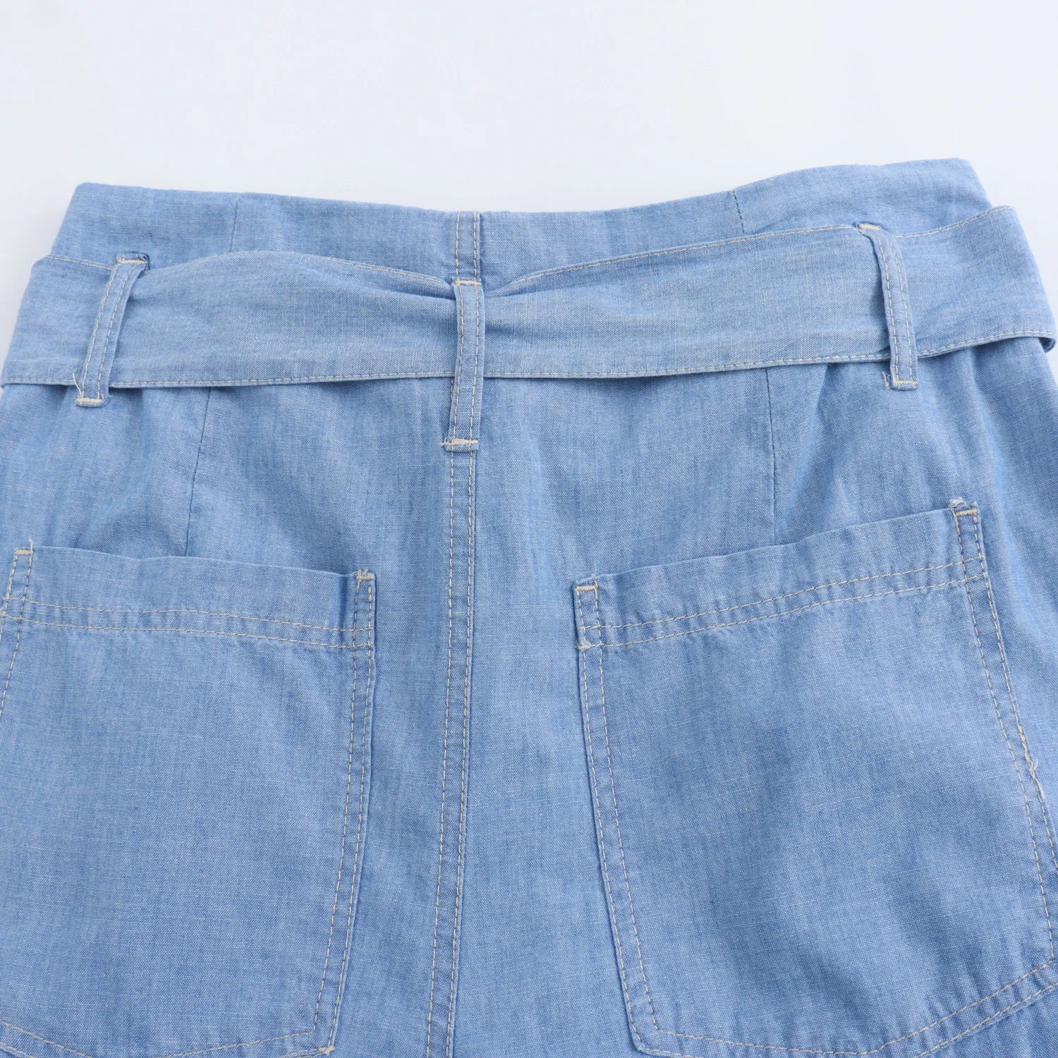 Date Women's Casual Solid Color Cotton Blend Pant Co-ord Set Shorts Sets display picture 11