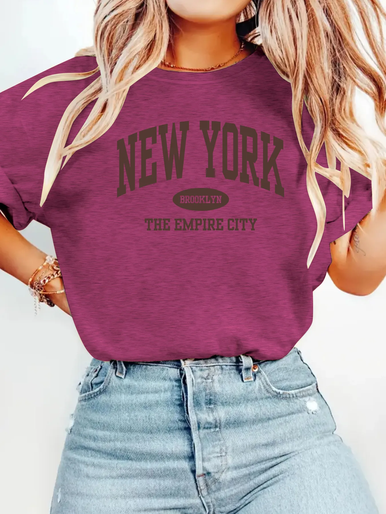 Women's T-shirt Short Sleeve T-Shirts Simple Style Streetwear Solid Color display picture 1