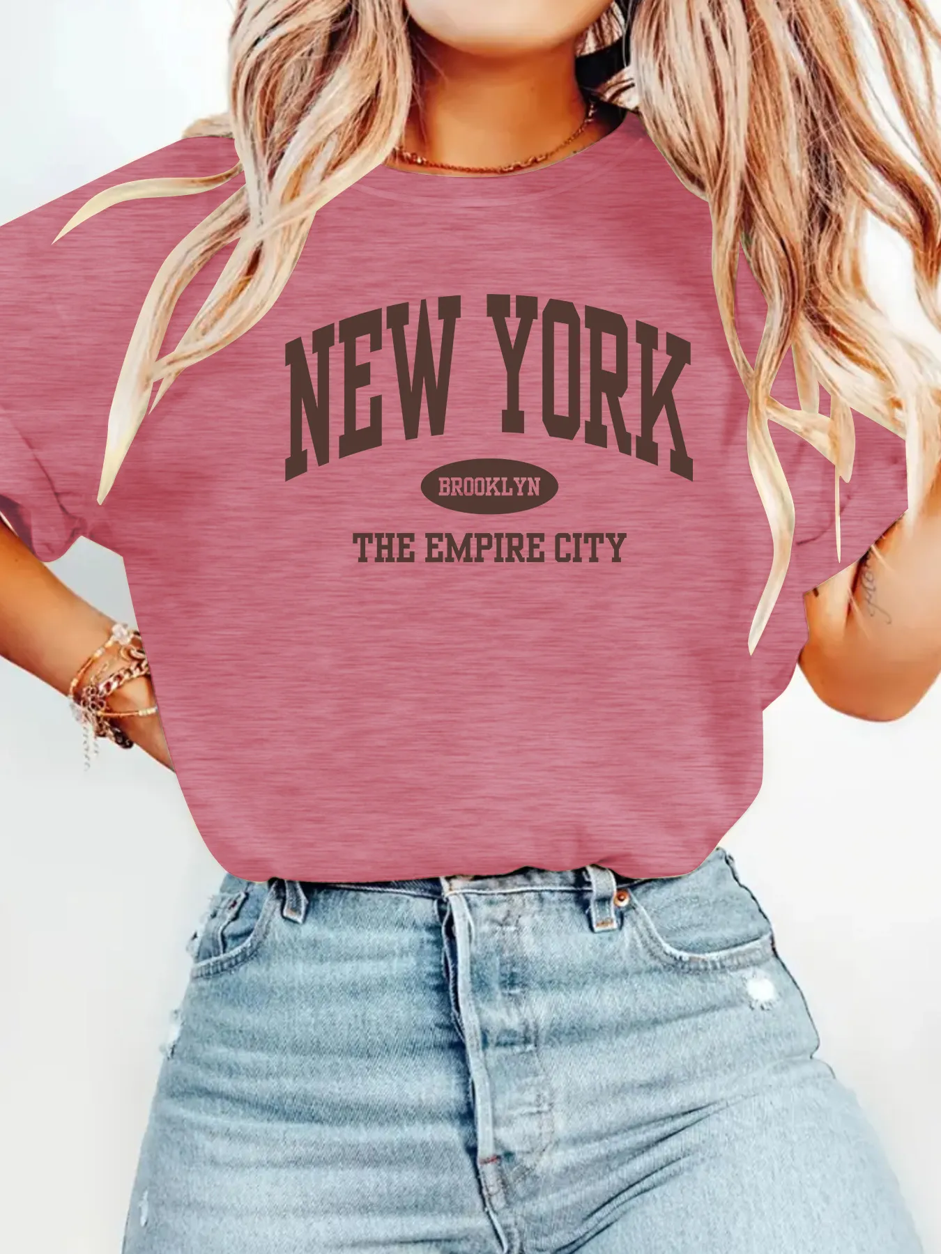 Women's T-shirt Short Sleeve T-Shirts Simple Style Streetwear Solid Color display picture 10
