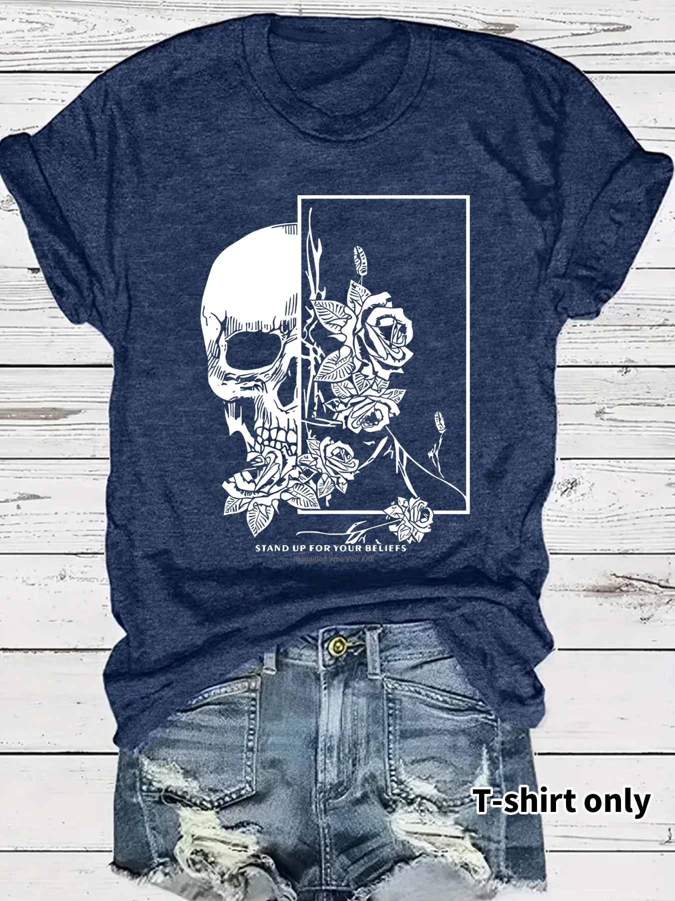 Women's T-shirt Short Sleeve T-Shirts Streetwear Skull display picture 8