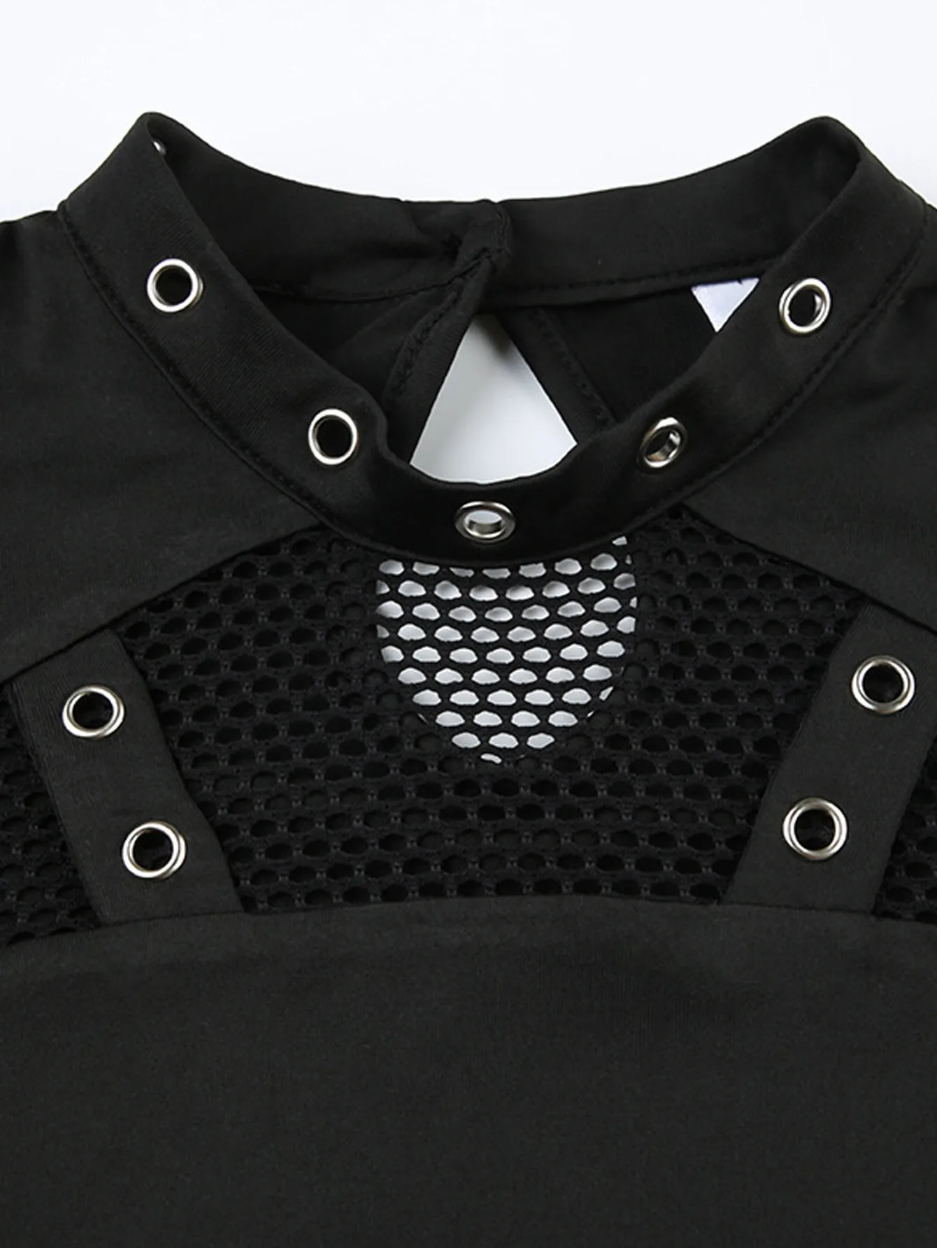Women's T-shirt Long Sleeve T-Shirts Punk Streetwear Solid Color display picture 8