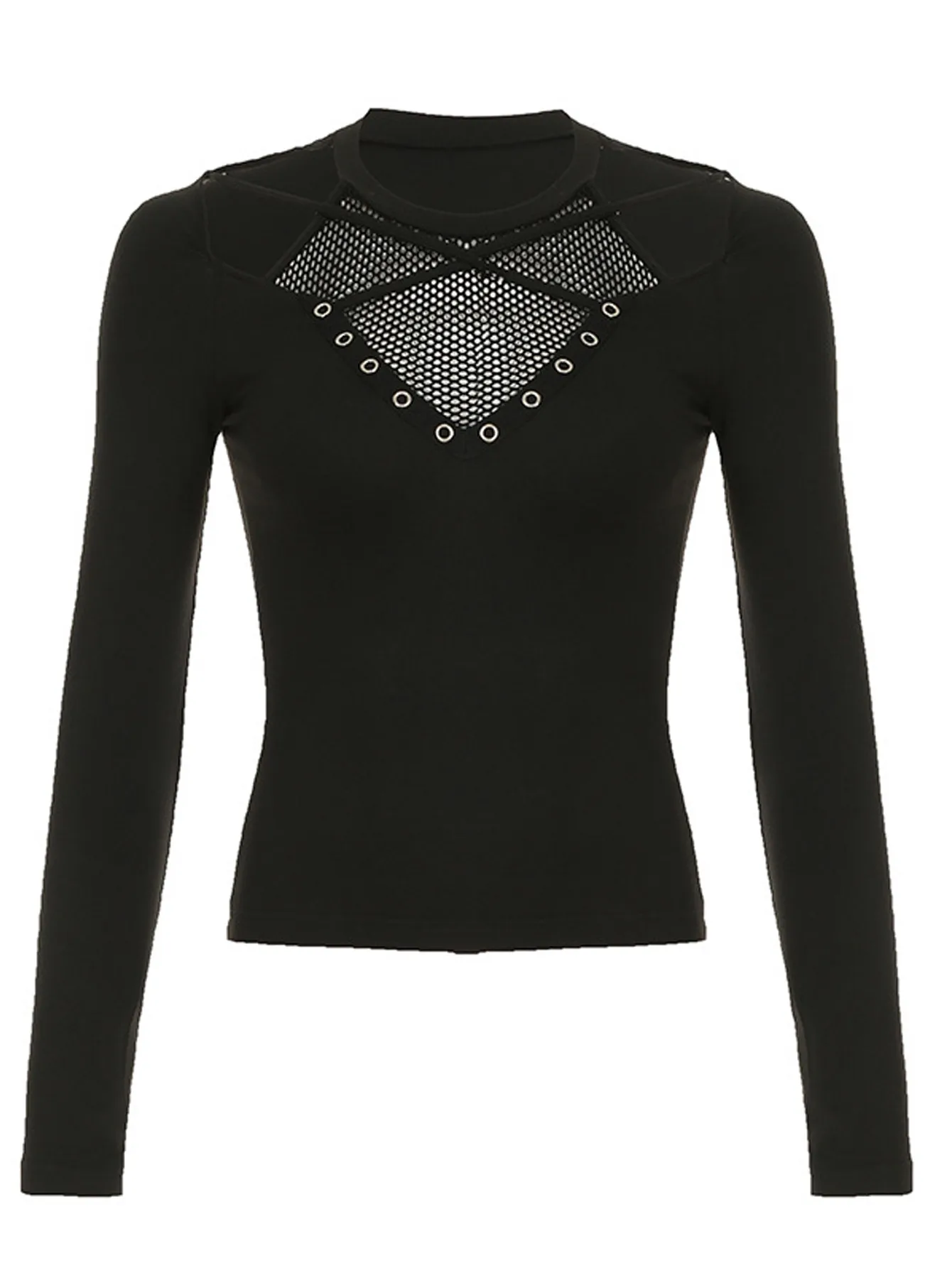 Women's T-shirt Long Sleeve T-Shirts Streetwear Solid Color display picture 5