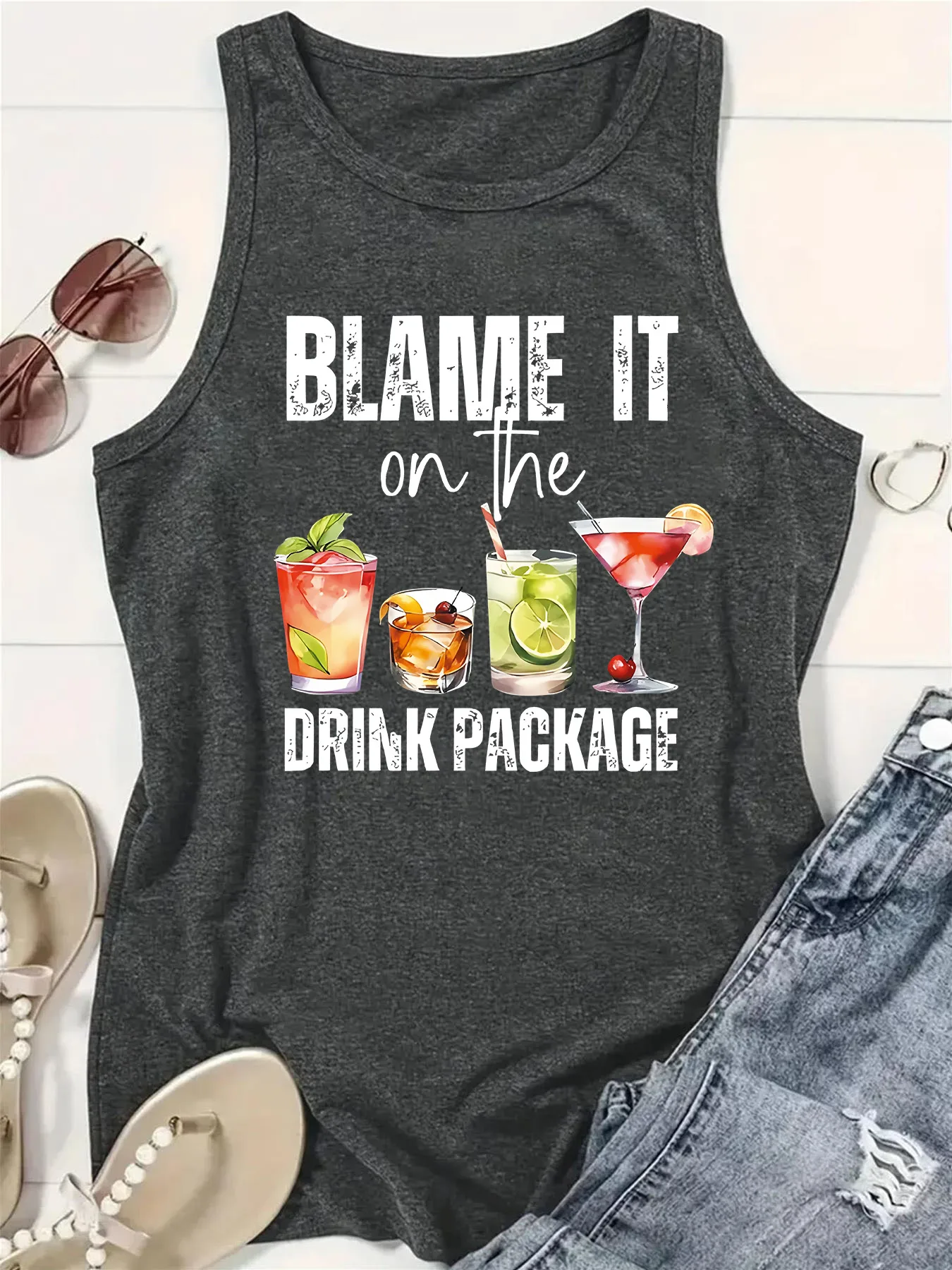 Women's Vest Tank Tops Streetwear Solid Color display picture 5